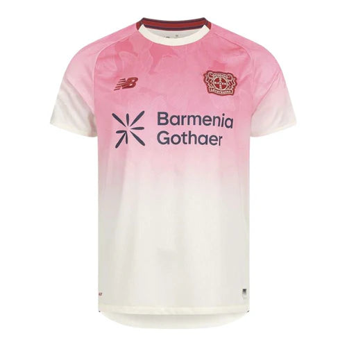 Camisola Bayer Leverkusen alternativa rosa 2025/2026
