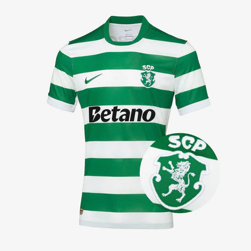 Camisola SPECIAL EDITION principal 2025/2026 verde e branca - LANÇAMENTO