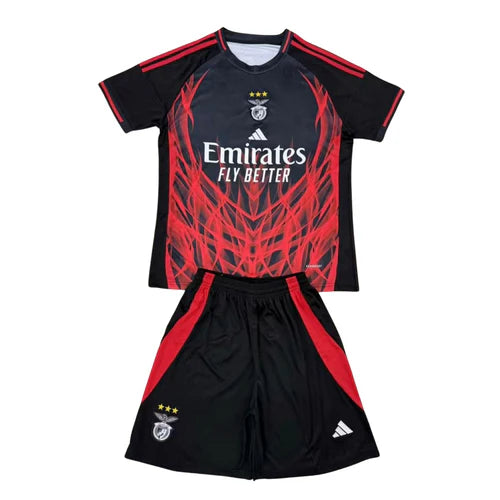 Conjunto infantil concept preta e vermelha 2025/2026