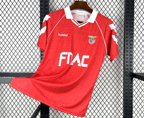 Camisola retrô vermelho principal 1990/1991
