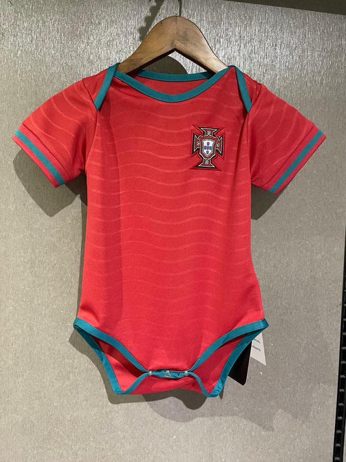 Body bebé Portugal vermelha - Copa do Mundo 2026