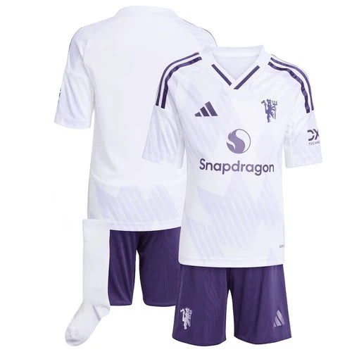 Conjunto Infantil Manchester United alternativa 2025/2026