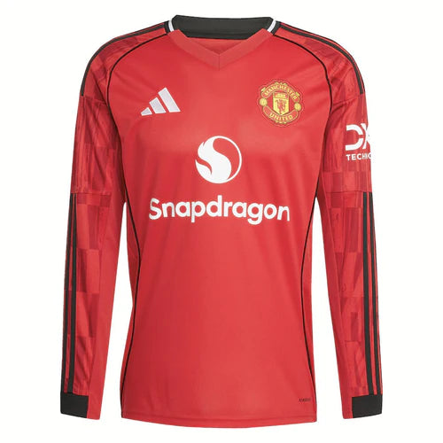 Camisola Manchester United Home 2025/2026 - MANGA LONGA