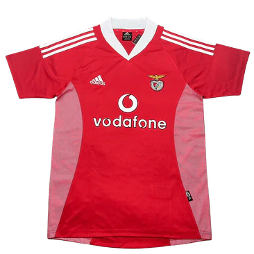 Camisola retrô vermelha principal 2002/2003