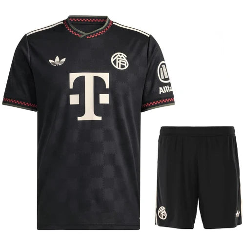 Conjunto Infantil Bayern de Munique terceiro preto 2025/2026