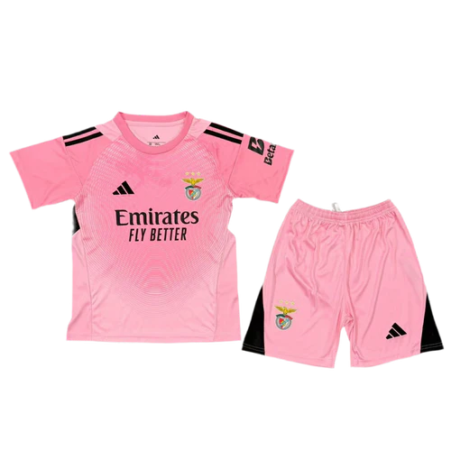 Conjunto infantil guarda redes rosa 2025/26