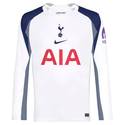 Camisola Tottenham Hotspur principal branca 2025/2026 - MANGA LONGA