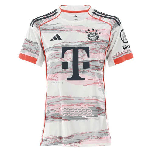 Camisola Bayern De Munique FEMININA alternativa branca 2025/2026