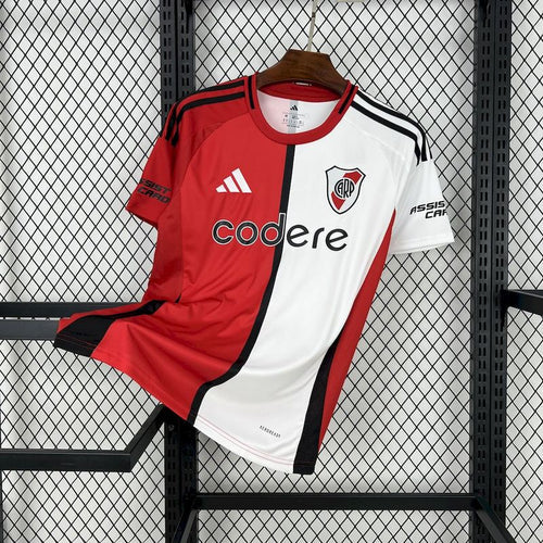 Camisola River Plate Home 2025/2026 vermelho e branco