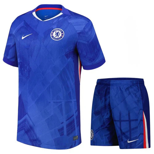 Conjunto Infantil Chelsea principal azul 2025/2026