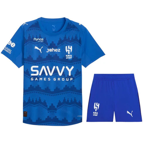 Conjunto infantil Al Hilal principal 2025/2026