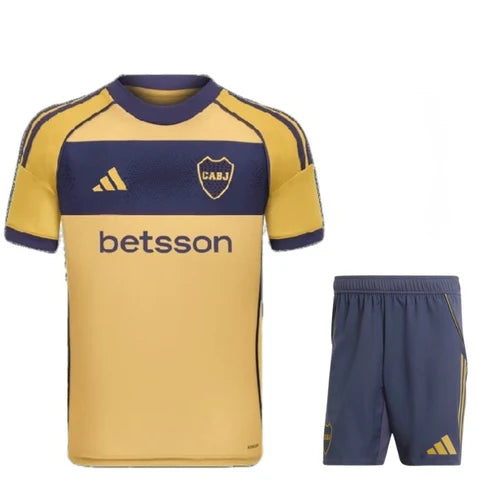 Conjunto infantil Boca Juniors alternativo 2025/2026