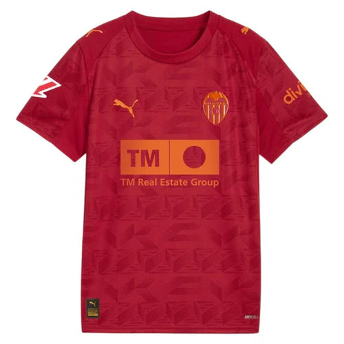 Camisola Valencia alternativa vermelha 2025/2026