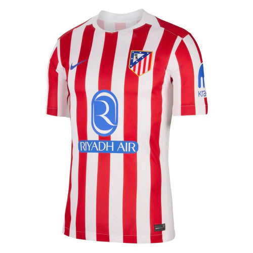Camisola Atlético Madrid principal vermelha e branca 2025/2026
