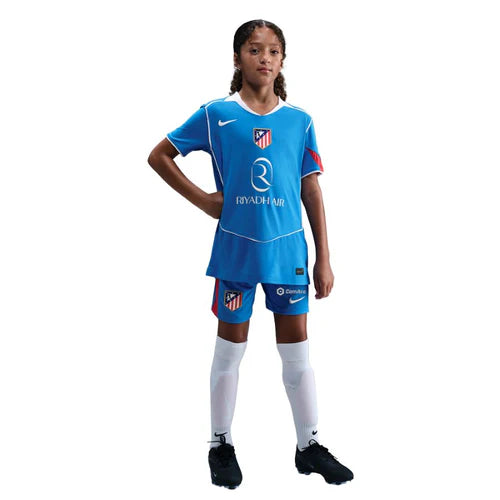 Conjunto Infantil Atlético de Madrid terceiro equipamento 2025/2026