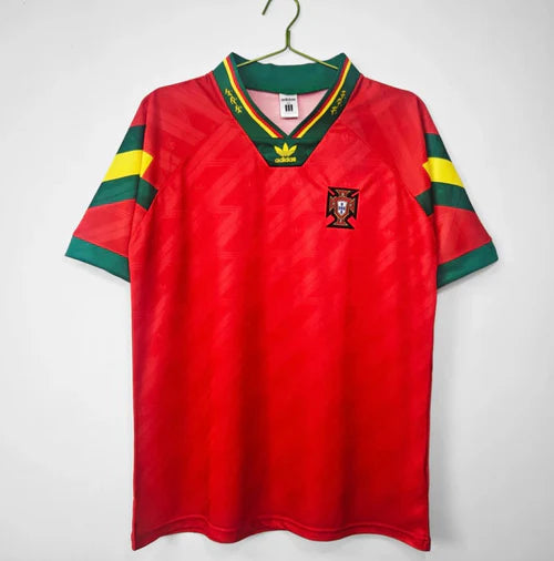 Camisola Portugal retrô vermelha 9224