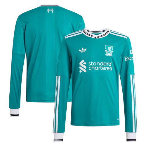Camisola Liverpool third verde 2025/2026 - MANGA LONGA