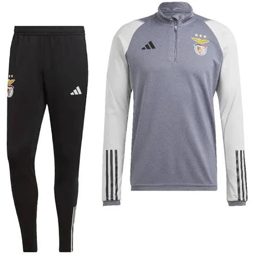 Fato de Treino cinza 2023/2024 Meio fecho