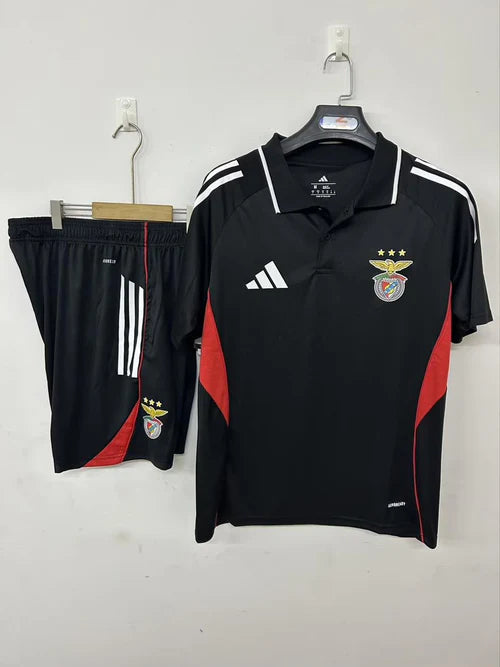 Conjunto de treino POLO Adulto 2025/2026 preto