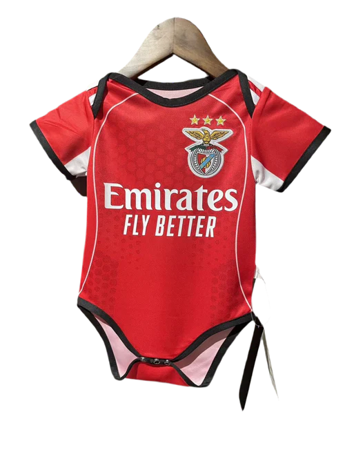 Body bebé SLB vermelha - 2025/26 LANÇAMENTO