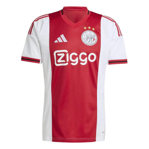 Camisola Ajax principal 2025/2026 - vermelha branca