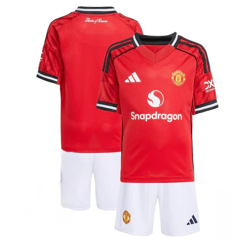 Conjunto Infantil Manchester United home 2025/2026