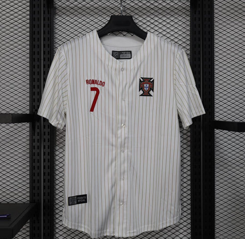 Camisola Seleção Portugal baseball style RONALDO 7 2025/2026
