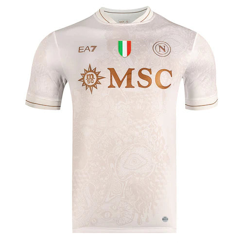 Camisola Napoles alternativo branca 2025/2026 - napoli