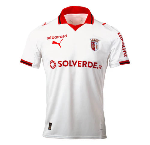Camisola Braga branca alternativa 2025/26 - LANÇAMENTO