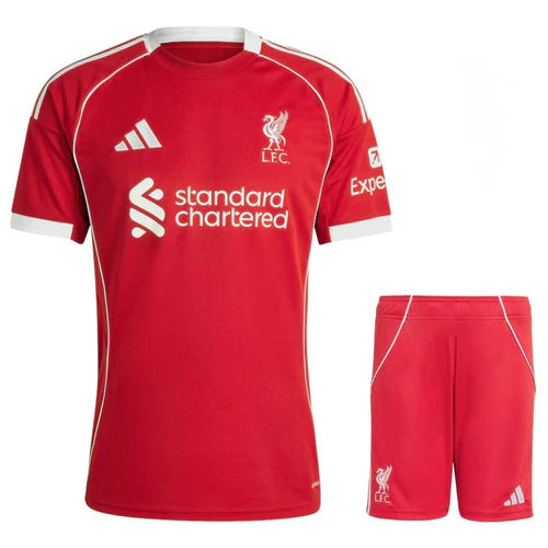 Conjunto Infantil Liverpool Home 2025/2026