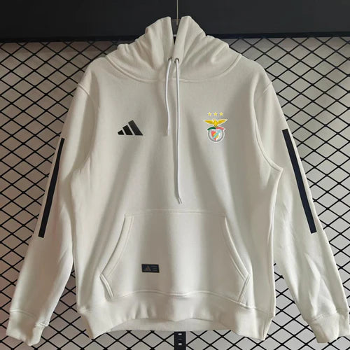 Casacoblusa SLB Sweat-shirt com capuz Originals - BRANCA