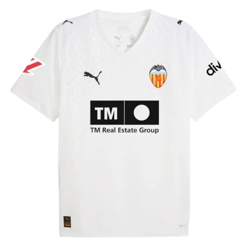 Camisola Valencia principal branca 2025/2026