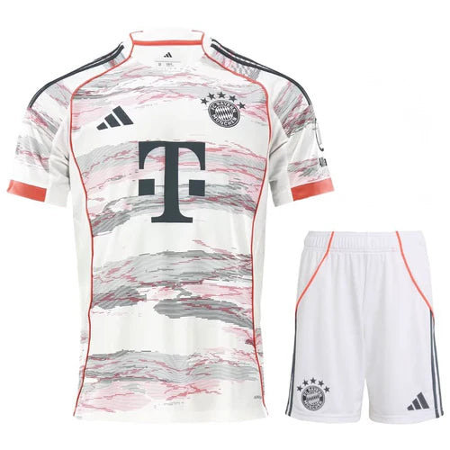 Conjunto Infantil Bayern de Munique alternativo branco 2025/2026