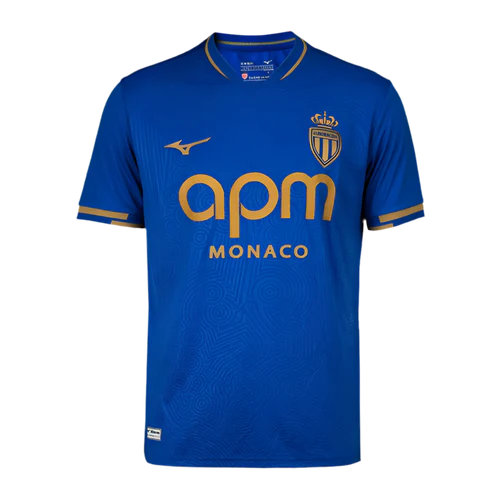 Camisola AS Mônaco alternativa azul 2025/2026