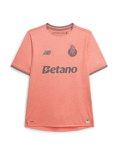 Camisola segundo equipamento rosa 2025/2026 simbolo bordado - LANÇAMENTO