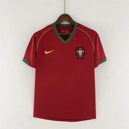 Camisola Portugal retrô vermelha 2006/2007