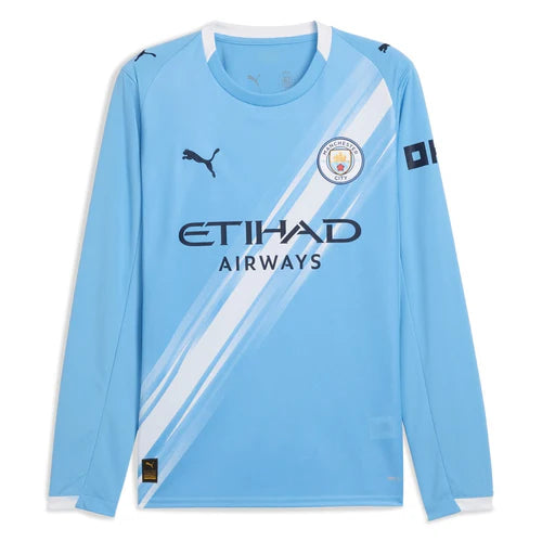 Camisola Manchester City Home 2025/2026 - MANGA LONGA