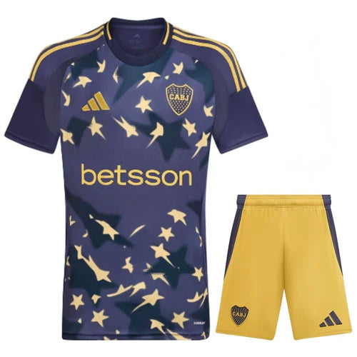 Conjunto infantil Boca Juniors terceiro 2025/2026