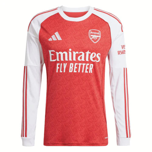 Camisola MANGA LONGA principal vermelha 2025/2026