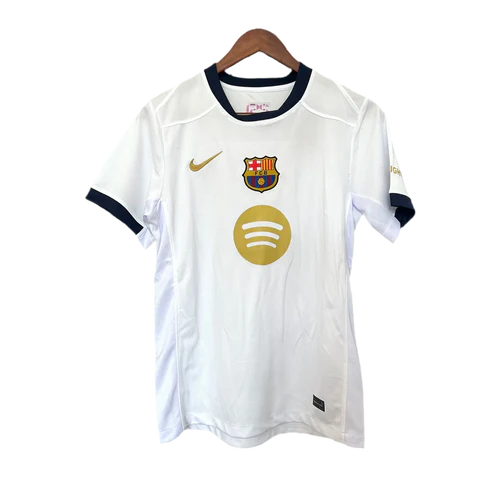 Camisola Barcelona away branca 2025/2026