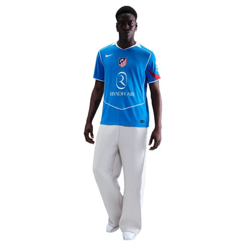 Camisola Atlético Madrid terceiro equipamento azul 2025/2026