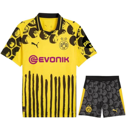 Conjunto Infantil Borussia Dortmund amarelo COPA DO MUNDO 2025/2026