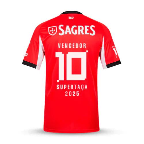 Camisola campeão SUPERTAÇA PRINCIPAL vermelha 2025/2026 - LANÇAMENTO