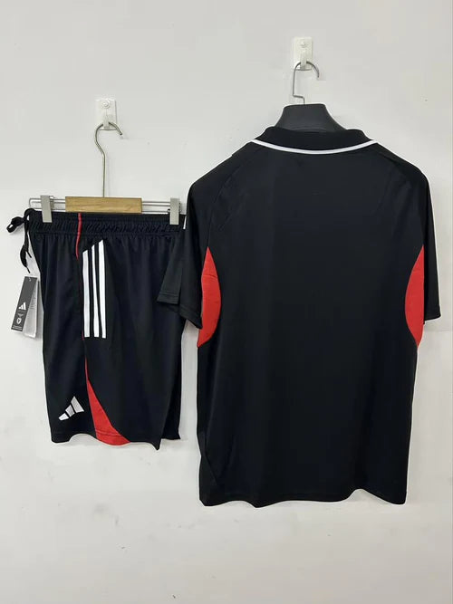 Conjunto de treino POLO Adulto 2025/2026 preto