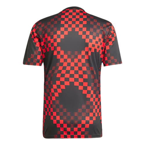 Camisola pré jogo vermelhopreto 2025/2026 - LANÇAMENTO