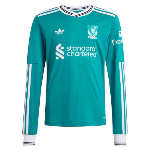 Camisola Liverpool third verde 2025/2026 - MANGA LONGA