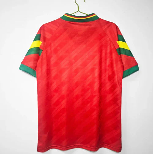Camisola Portugal retrô vermelha 9224