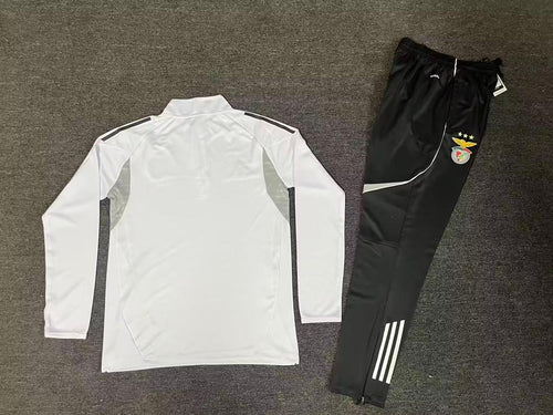 Fato de Treino branco 2025/2026 Meio fecho