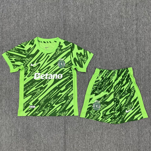Conjunto infantil guarda redes verde 2025/2026 - LANÇAMENTO
