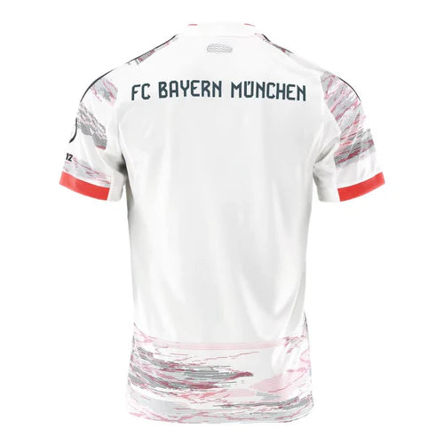Camisola Bayern De Munique alternativa branca 2025/2026